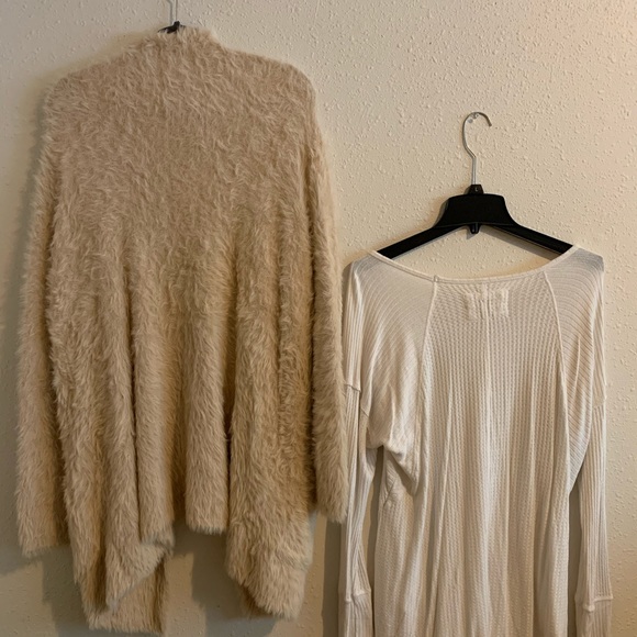 Free People Faux Fur Cardigan - Picture 7 of 7